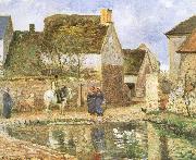 Duck pond Camille Pissarro